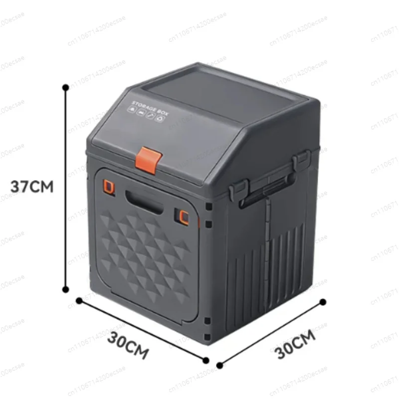 Upgraded Sloping Car  Storage Box Double-layer Side Opening Camping Organizer Box Outdoor Camping Foldable Storage Box