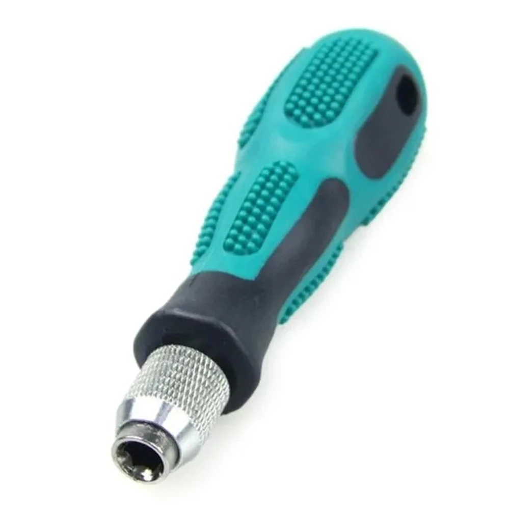 1pc Screwdriver Handle With Self-Locking Non-Slip Screwdriver Bit Holder For Screwdriver Bit Holder Electrician Power Tools