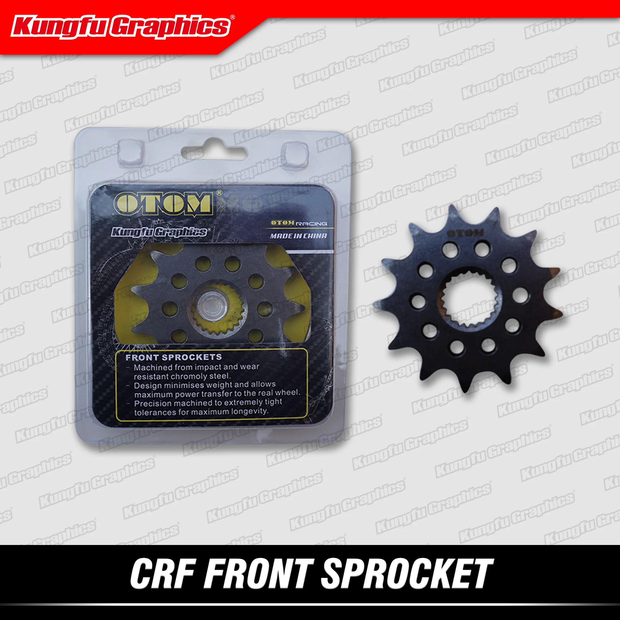 

JY Racing Motorcycle Front Steel Sprocket Set 13 T 13T for Honda CR125R CRF250R CRF250X Fit Chain 520