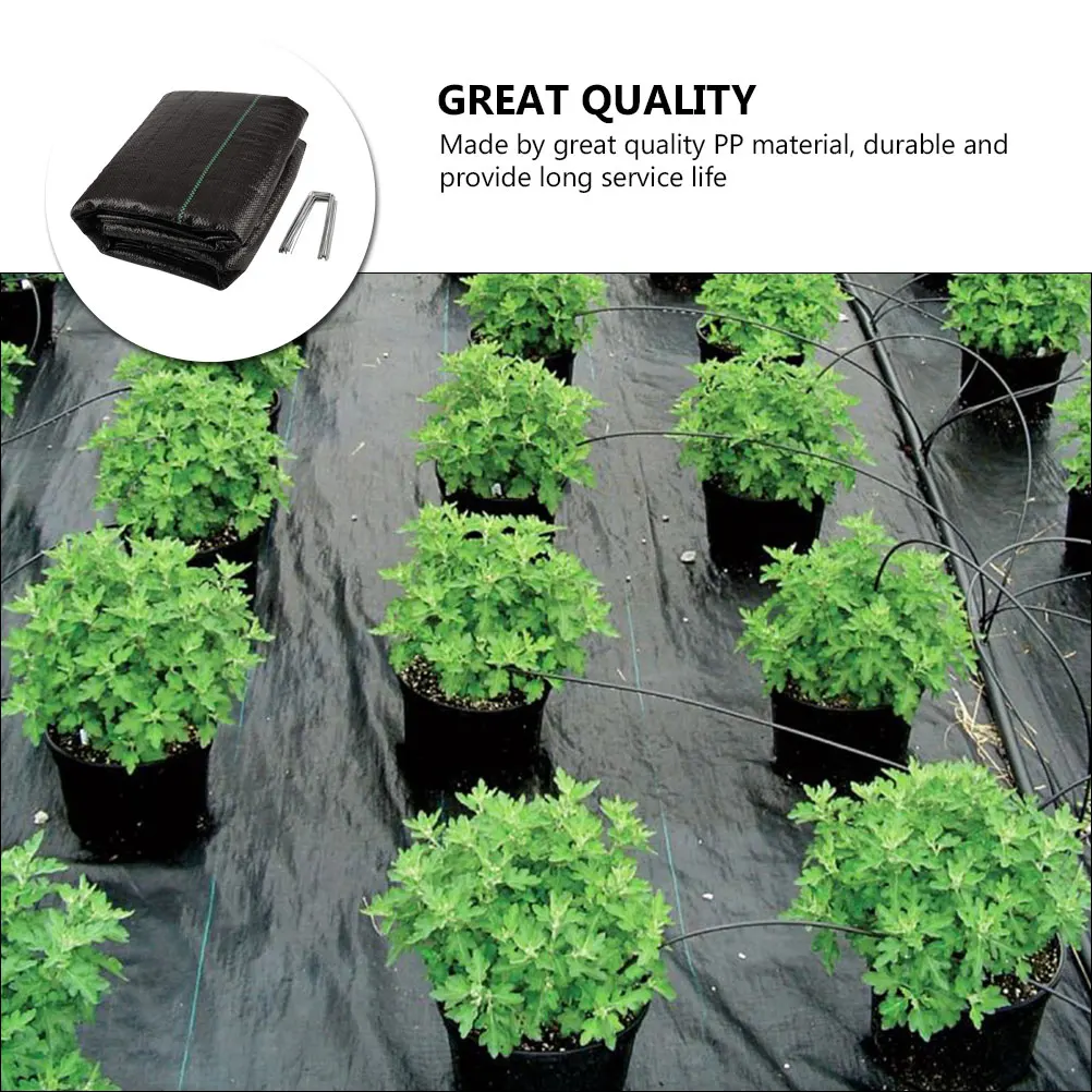 

1 set 1 Set Pp Anti-Weeding Cloth For Gardening Pp Control Ground Cloth Reusable Weeding Fabric For Garden Orchard Pathways