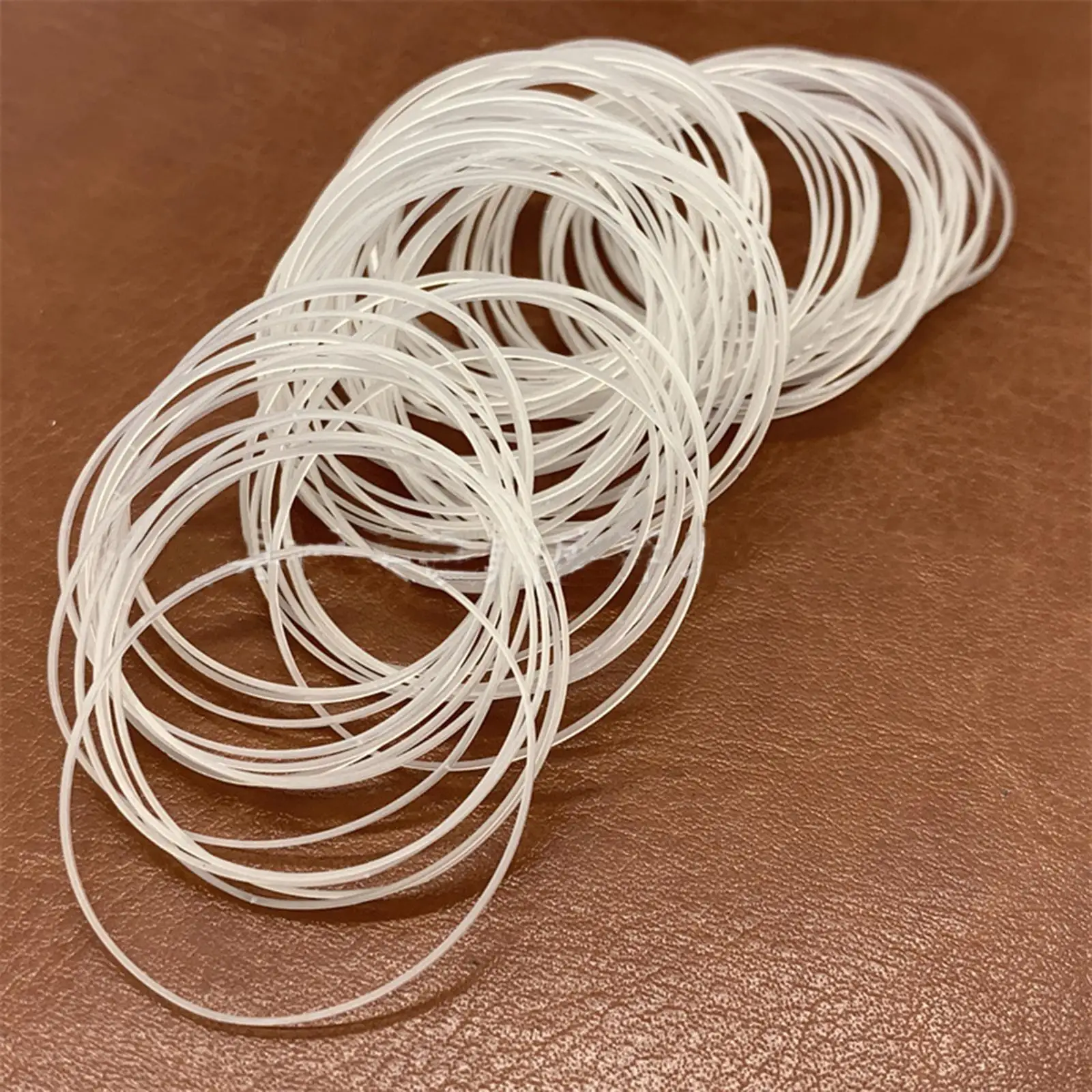 Watch Glass Gasket Waterproof Assortment O Ring Glass Gasket for Watch Glass 51Pcs 15-40mm