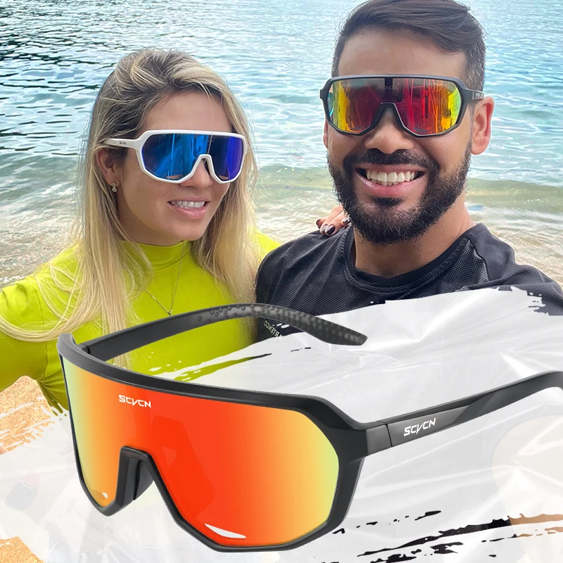 SCVCN Hiking Glasses Men Bicycle Cycling Sunglasses Outdoor Sports Eyewear Women MTB Road UV400 Bike Photochromic Goggles - Image 2