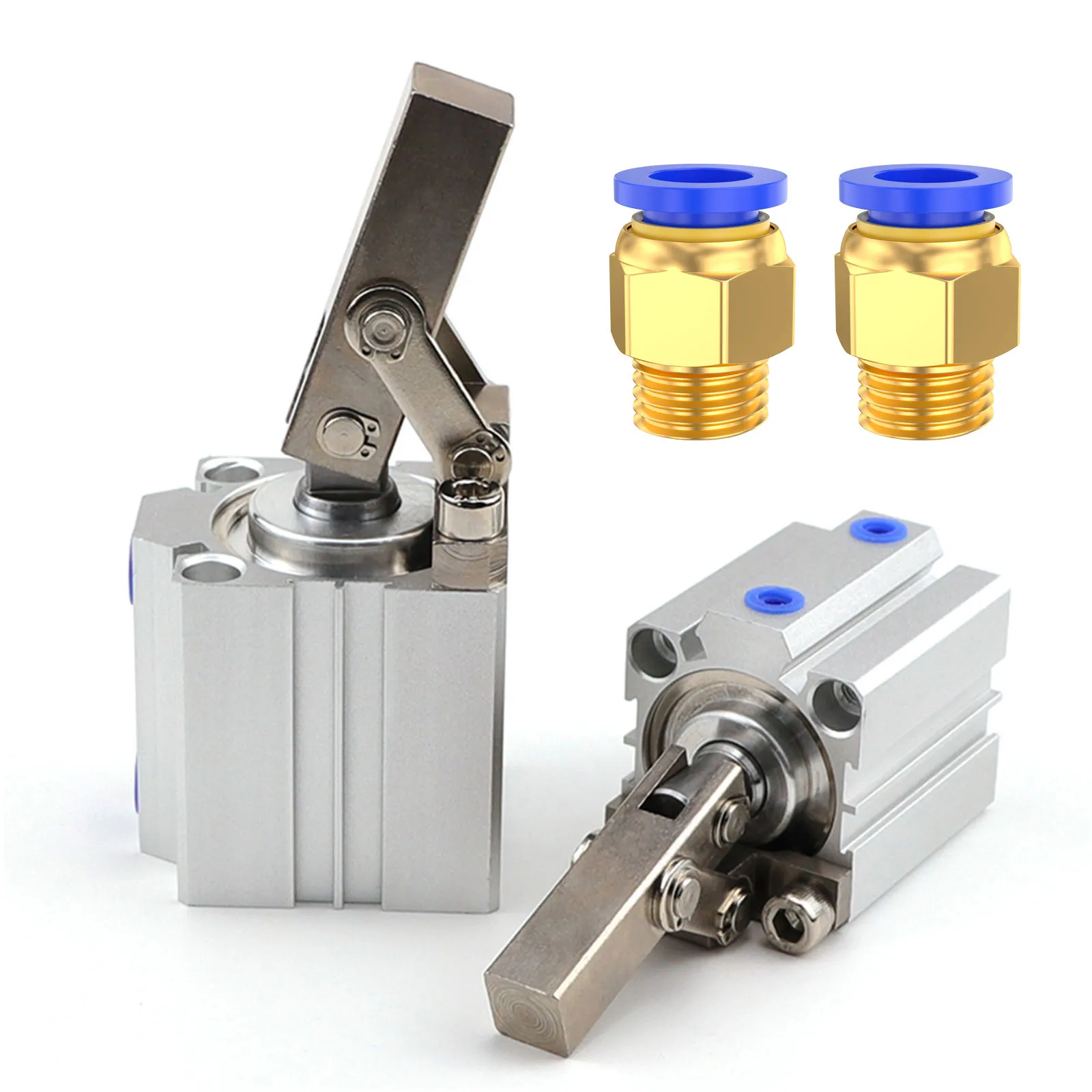 

ALC lever oil cylinder clamping rocker arm mold air pressure clamping cylinder 25/32/40/50 with PC connector