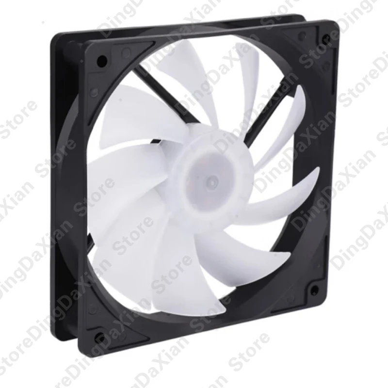 

l 1PCS For SAMA | 12CM | Three-Color LED Mute Computer Case Cooling Fan