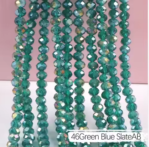 2mm 4mm 6mm 8mm Rondelle Austria Crystal Beads Faceted Glass Beads Loose Spacer Beads for DIY Bracelet Garment Making - Image 14