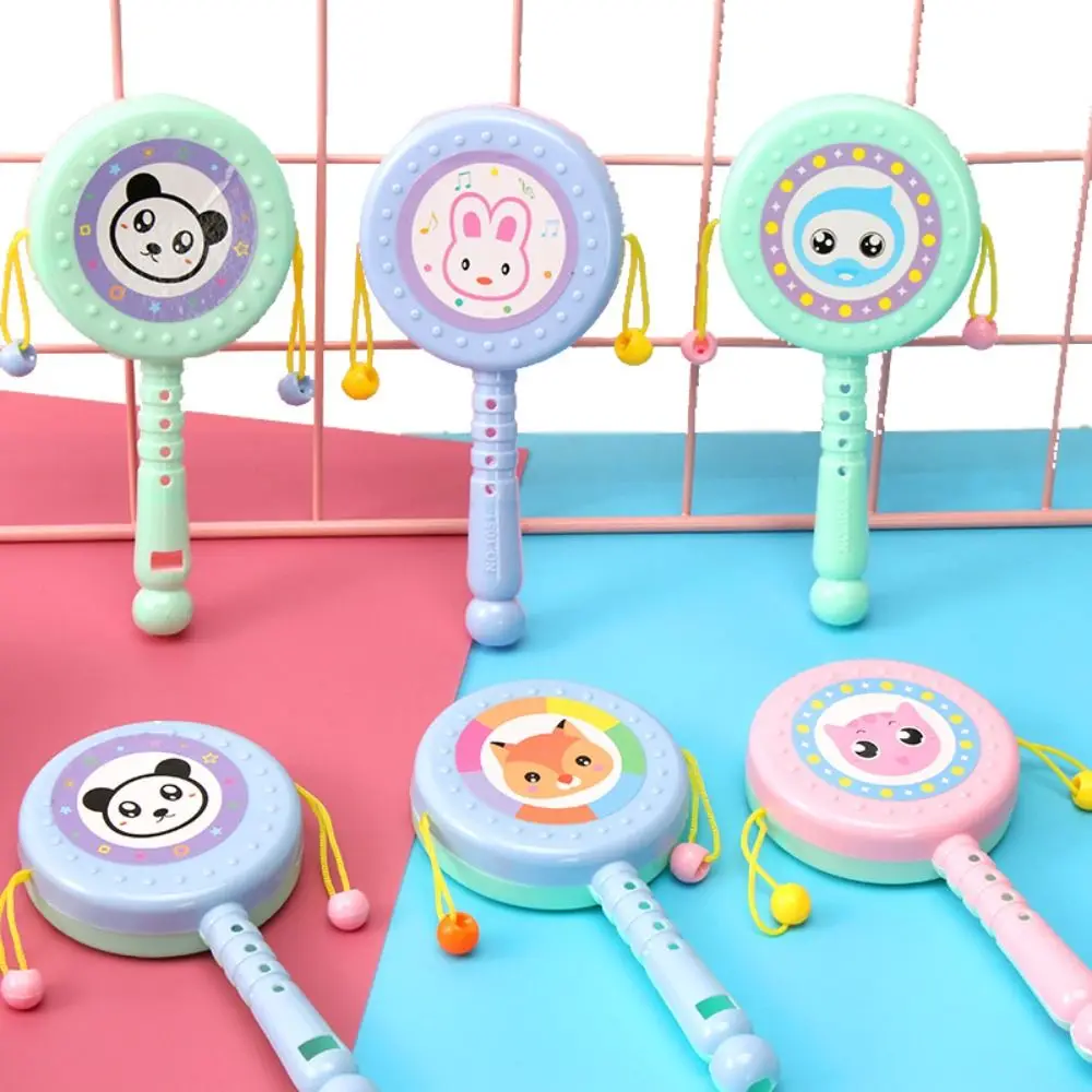 

Baby Toys Cartoon Rattle Baby Early Education Rattle Children's Toy Educational Toys for Kids Drum Musical Instrument Percussion