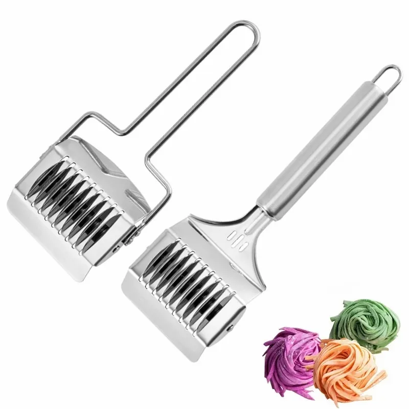 ANYOHOE Stainless Steel Roller Noodle Cutter Manual Pasta Maker Noodle Rolling Spaghetti Ginger Garlic Crusher Kitchen Gadgets