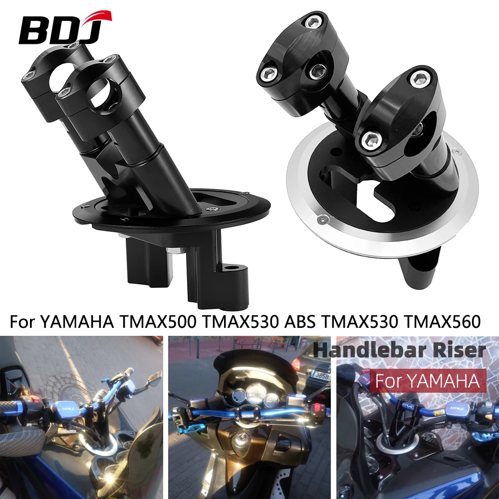 

BDJ TMAX500 TMAX530 Motorcycle Handlebar Handle Clamp POUR GUIDON Riser KIT For TMAX 500 TMAX 530 ABS TMAX 560 TMAX560 2020