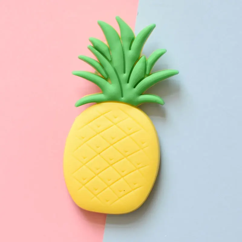 9pcs Cute Cartoon Fruit Magnets: Add Colorful Fun to Your Fridge with Creative Soft Rubber Stickers!