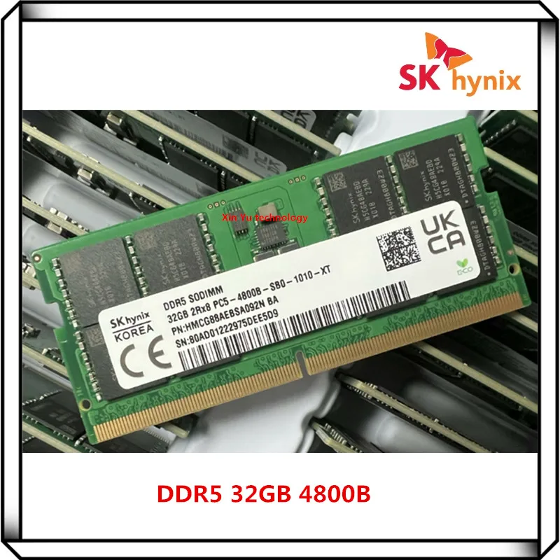 SK Hynix PC5 32GB 2Rx8 4800B DDR5 4800MHz SO-DIMM RAM Original Notebook 32G laptop memory