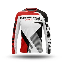 RIEJU Bike Downhill MTb Jersey Enduro Moto Jerseys Off Road DH Motorcycle Motocross Jersey MX Cycling Jersey Hombre BMX Jersey