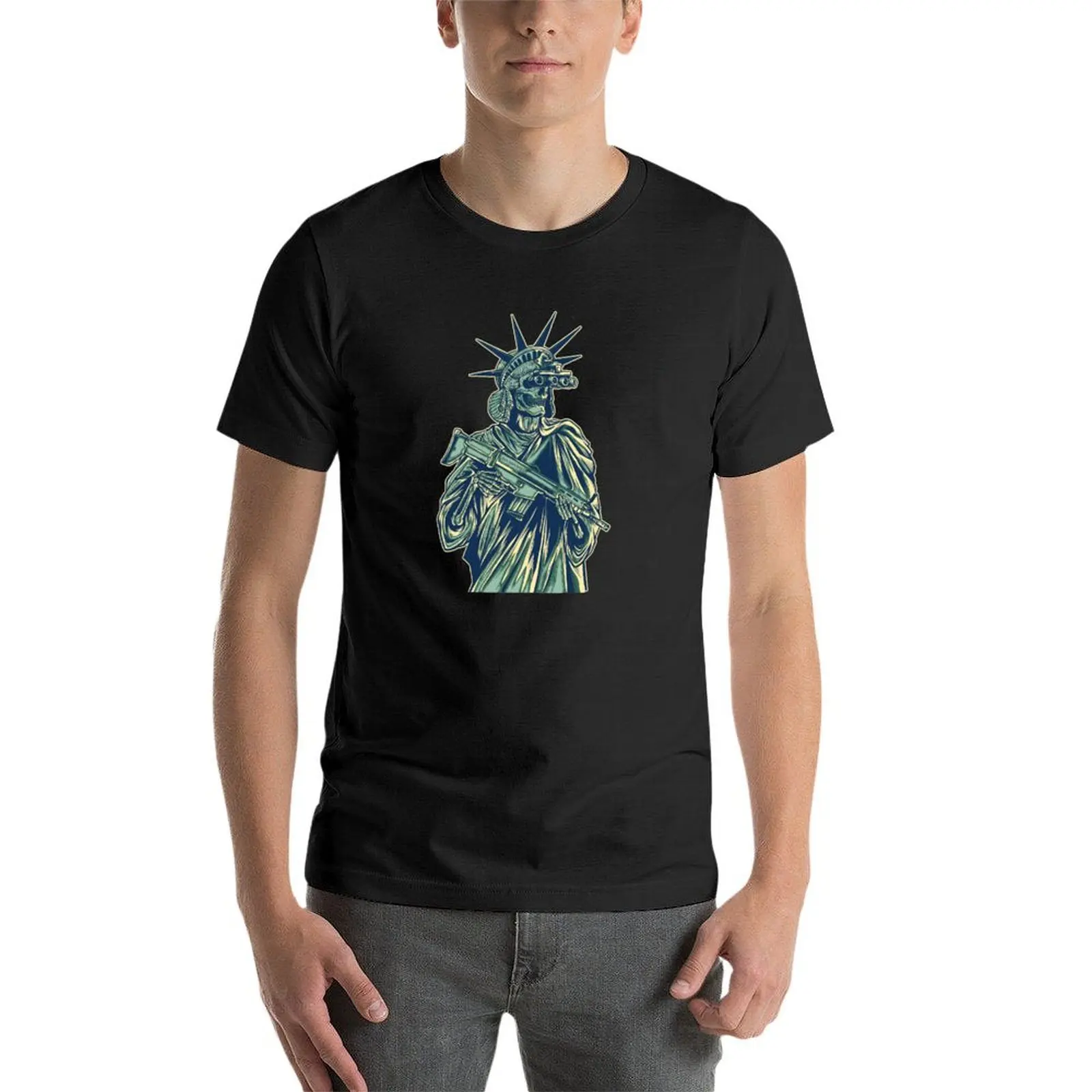 Camiseta "Give Me Liberty or Give Me Death" para hombre, camisa de color blanco para niño, camisetas de peso pesado