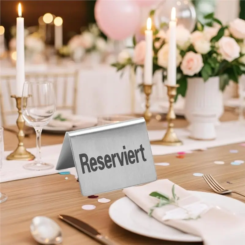 ABUG-24Pcs Table Sign Reserved, 