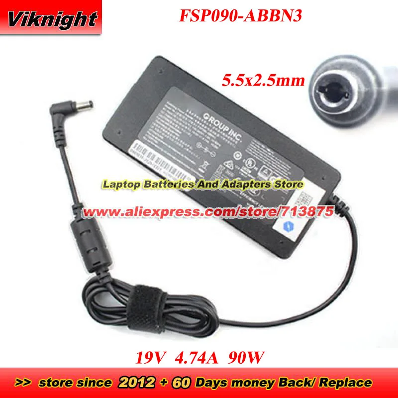 

Подлинный Thin FSP090-ABBN3 19V 4.74A AC Adapter 90W FSP090-ABBN2 для ELUKTRONICS THINN-15 PA3822U-1ACA PA5180E-1AC3 V110 P-50
