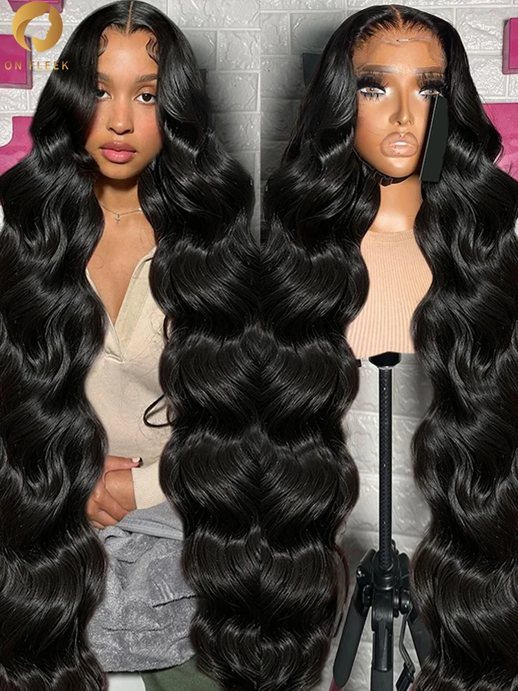 13x4 13x6 360 Body Wave HD Lace Front Wigs Body Wave Wig Pre Plucked 4x4 Lace Closure Wig Human Hair 30 40 Inch Lace Frontal Wig