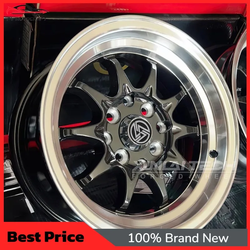 【2026】XINLAI Work Meister SSR Style Deep Dish Forged Wheels Chrome Lip 4x100 5x114.3 15 16 Inch For Silvia S14 RX-7 MX-5 Retro B