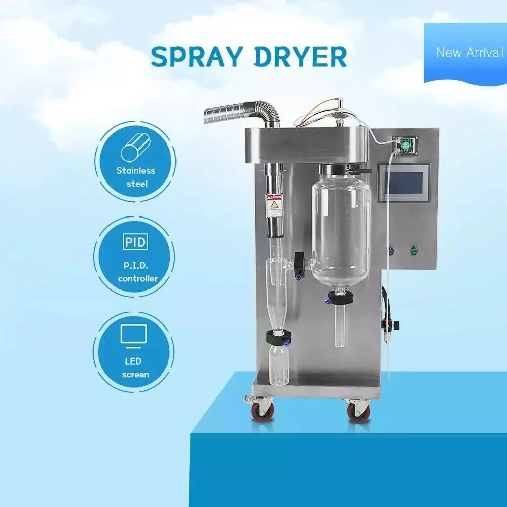 2L Lab Mini Spray Dryer Liquid Drying Machine for Thermosensitive Material 220V