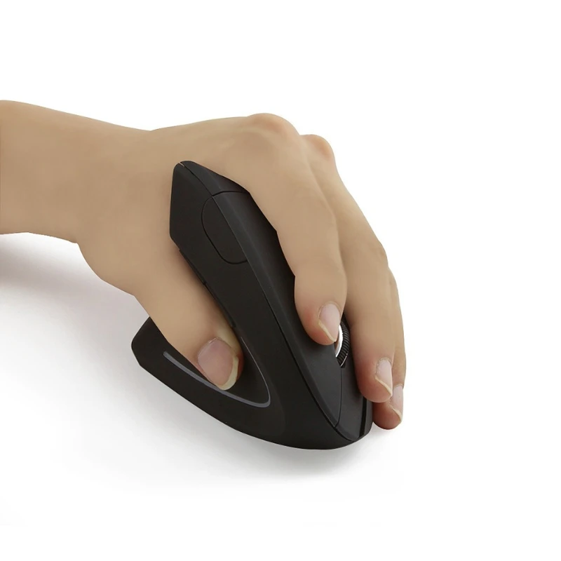 New Left-hand Vertical Mouse, Creative 2.4G Wireless Left-hand Mouse Ergonomic Mouse Charger, Wired, Battery