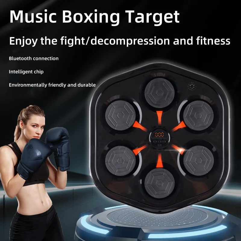 Smart Music Boxing Machine Bluetooth Music Boxing Wall Target Home Fitness Children\'s Boxing Trainer Boxing Accessories