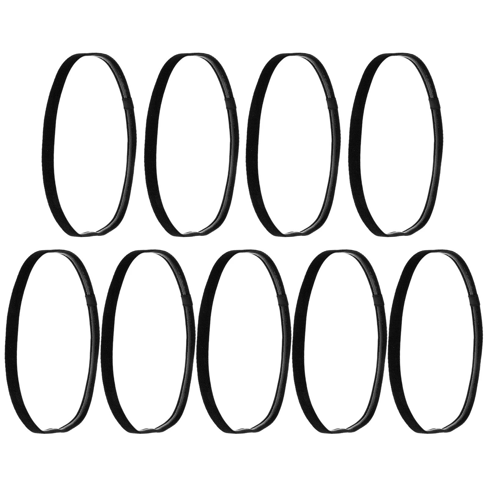 

9 Pcs Running Headband Workout Runner Stretchy Sweatband Yoga Soccer Hair Bands Headbands for Women Athletic Accessories
