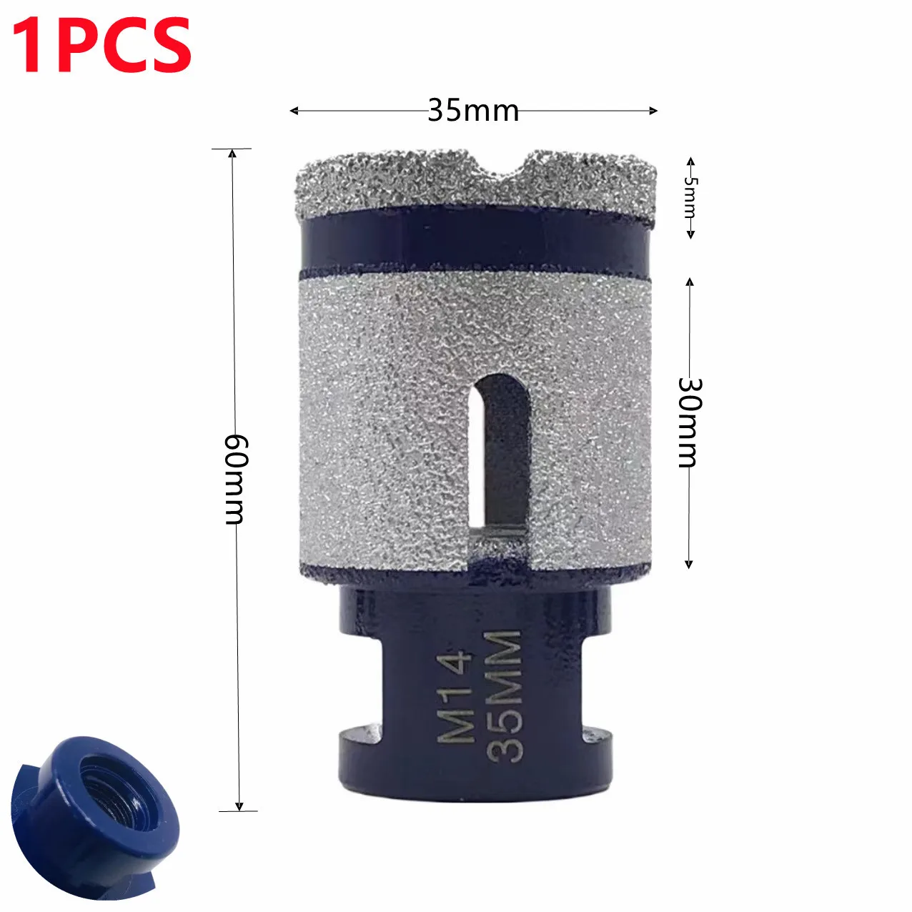 Diamond Drilling Finger Milling Bits 20/25/32/35/40/45/50/68mm Shaping Grinding Ceramic Tile Granite Enlarge Bevel Hole Saw