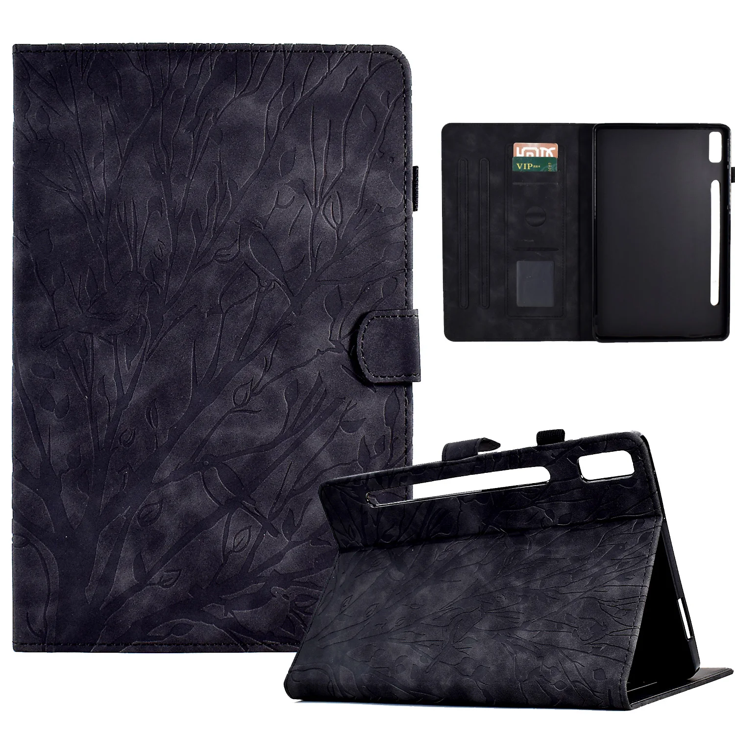 Flip leather Wealth tree embossing Cover For Lenovo Tab P11 Pro Gen 2 11.2