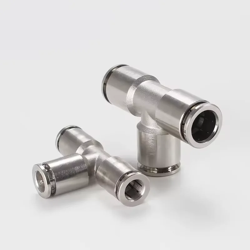 

Air Fitting All copper Nickel Plated Quick Connector PE Pneumatic Joint Straight Through