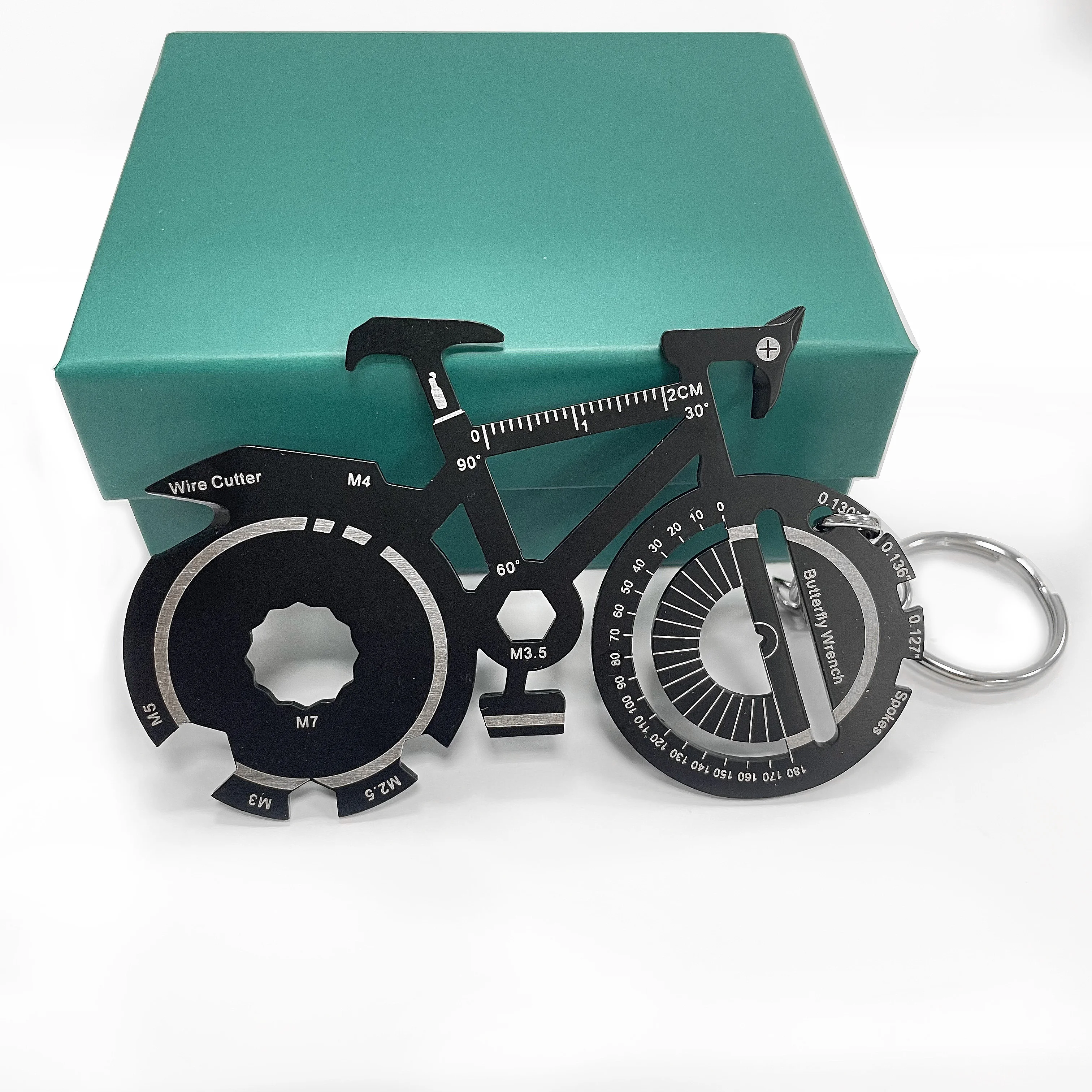 

Идея подарка Freebies, рекламное снаряжение EDC для кемпинга, 20 в 1, велосипедная многофункциональная карта инструментов