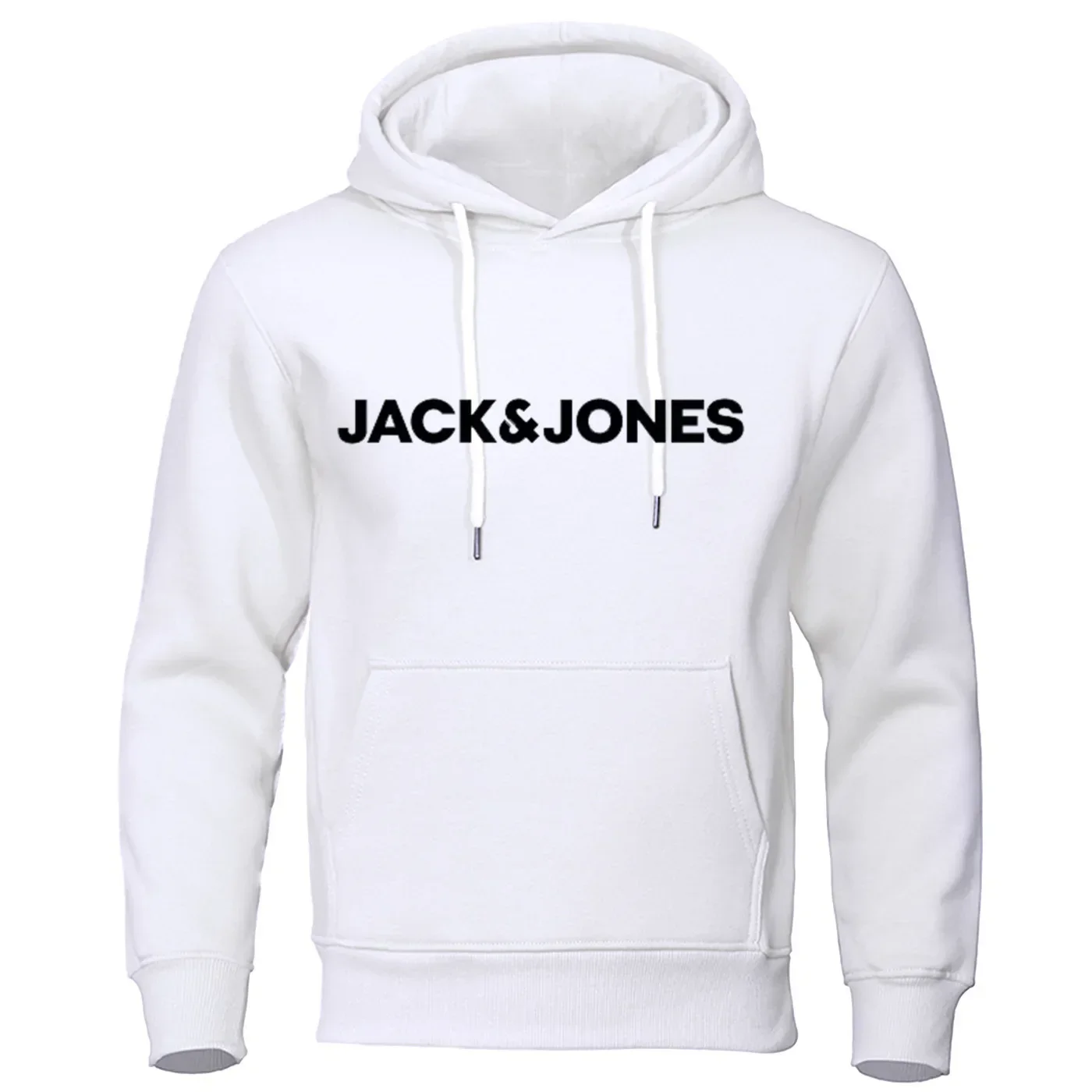 Ropa Deportiva informal para hombre, Sudadera con capucha de corte holgado, tela cómoda y diseño estampado de Jack y Jones, 2024