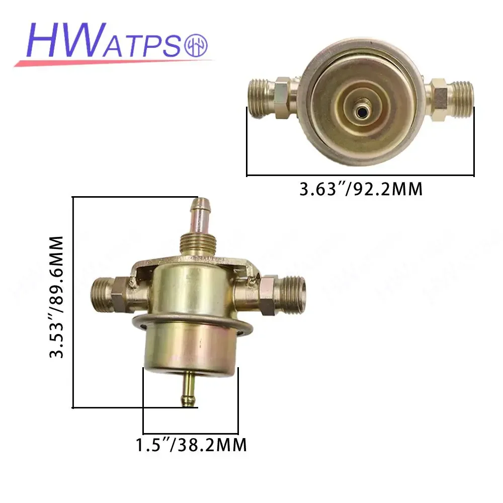 92811019826 3.5Bar Fuel Pressure Regulator ForP ORSCHE 911 Coupe Baujahr 1963-1990 PORSCHE 911 Targa Baujahr 1964-1990