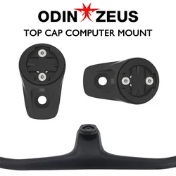 ODINZEU CNC 0°/10° Bike Computer Mount Alloy Stem Cap Top Cover for Fraser iC SL WC/DC/XC Handlebars Garmin Wahoo GPS Compatible