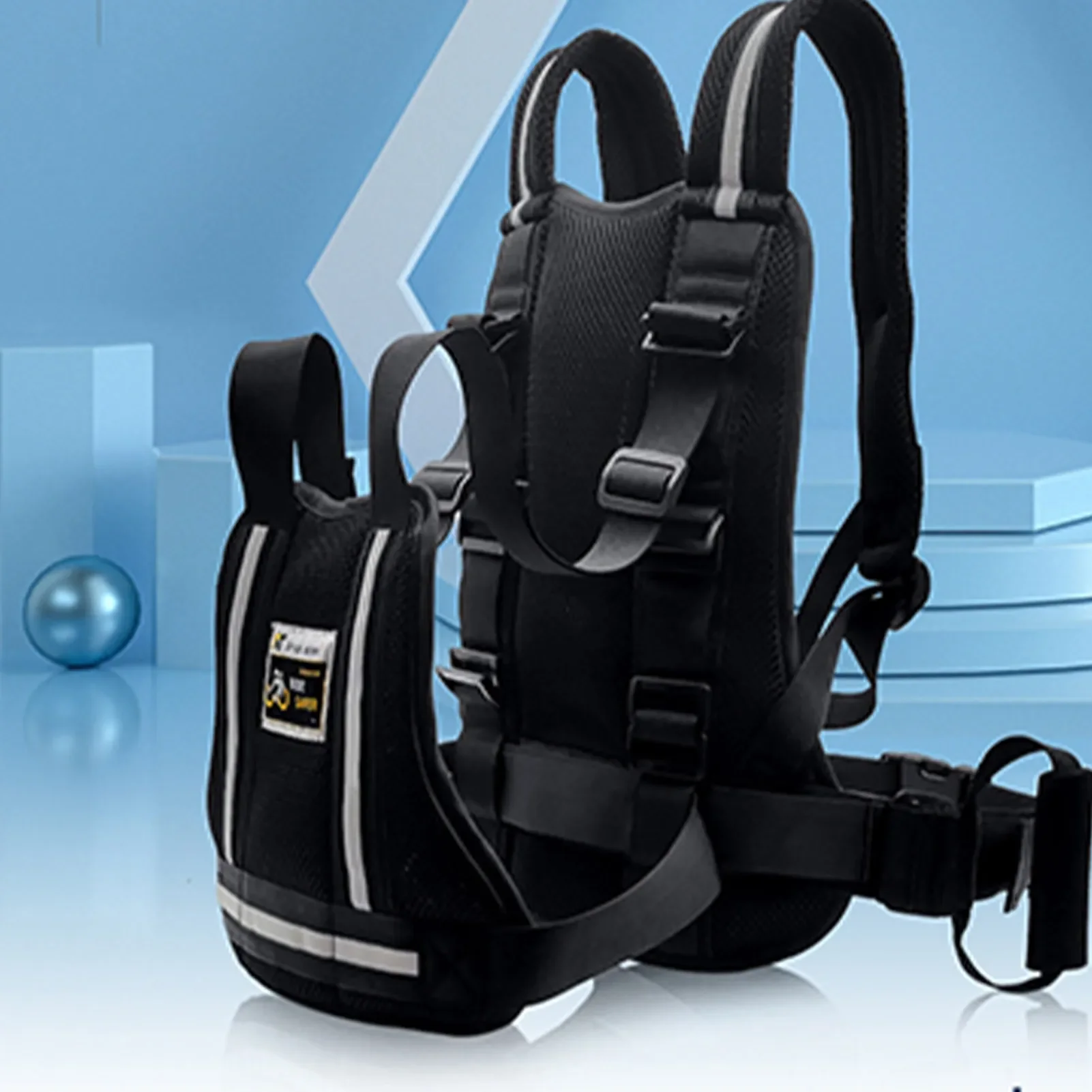 Child Reflective Rear Seat Grab Handle Strap Motorcycle Breathable Harness Anti-Drop Motorcycle Safety Belt for Kids seat belts
