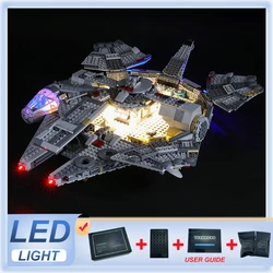 DIY LED Light Kit For LEGO 75257 Millennium Falcon   (Only LED Light,Without Blocks Model)