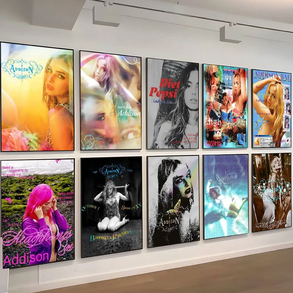 العصرية البوب المغني أديسون راي 'Diet Pepsi' جديد ألبوم Muisc لتقوم بها بنفسك لزجة المشارك خمر غرفة بار مقهى ديكور ديكور المنزل #1