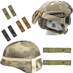 Tactical Goggle Retention Straps for MICH/ACH Helmet, Helmet Goggles Fixing Straps with Snap Buckle