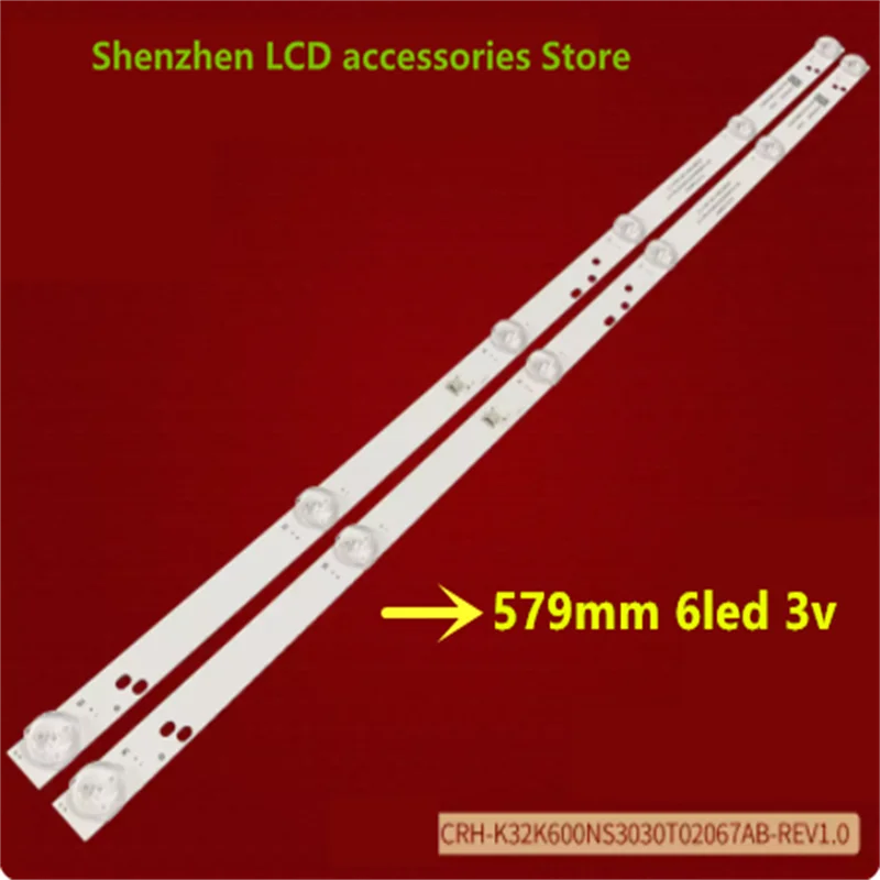 Retroilluminazione a LED per barra luminosa 32 c5 CRH-K32K600NS3030T02067AB-REV1.0 W 2 100% nuova