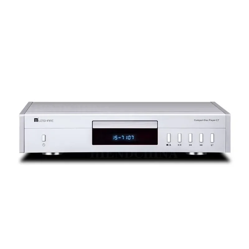 Hot Selling MUZISHARE C7 6H3 Vacuum Tube CD Player With HD BT 5.0 Dual ES9018 Decoding Chip Disc Digital Audio System