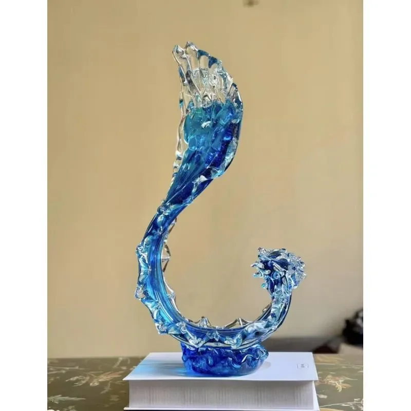 Handmade Glazed Ceramic Vase Purple Angel Design Elegant Home Decor Ornament Unique Art Piece for Living Room Shelf Display