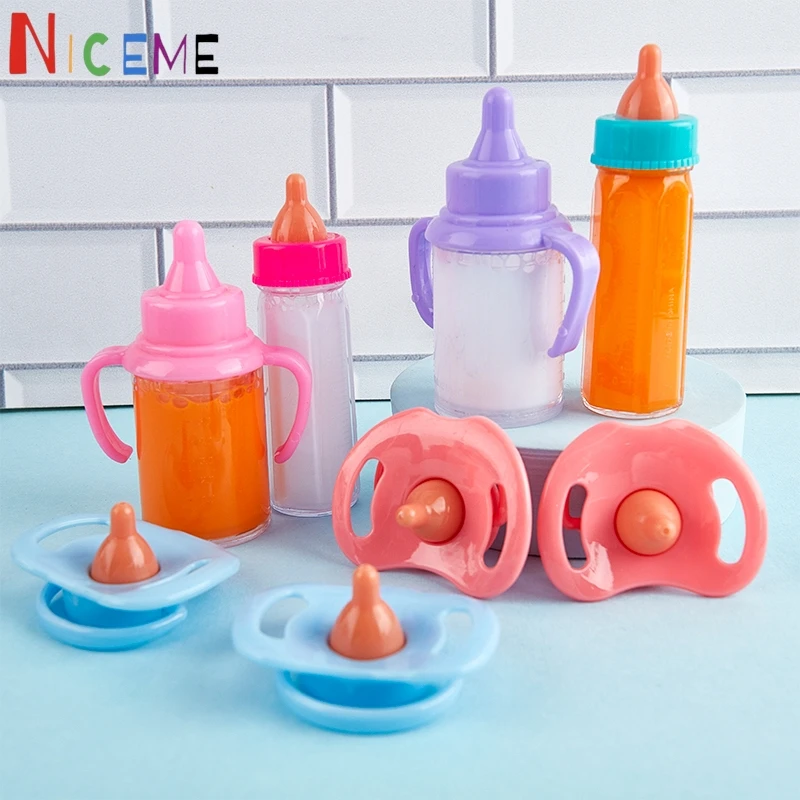 BiSantos de lait magique pour nouveau-né, accessoires de beurre américain pour fille, bouteille de jus de sucette, jouet confortable, cadeau pour bébé, 18 po