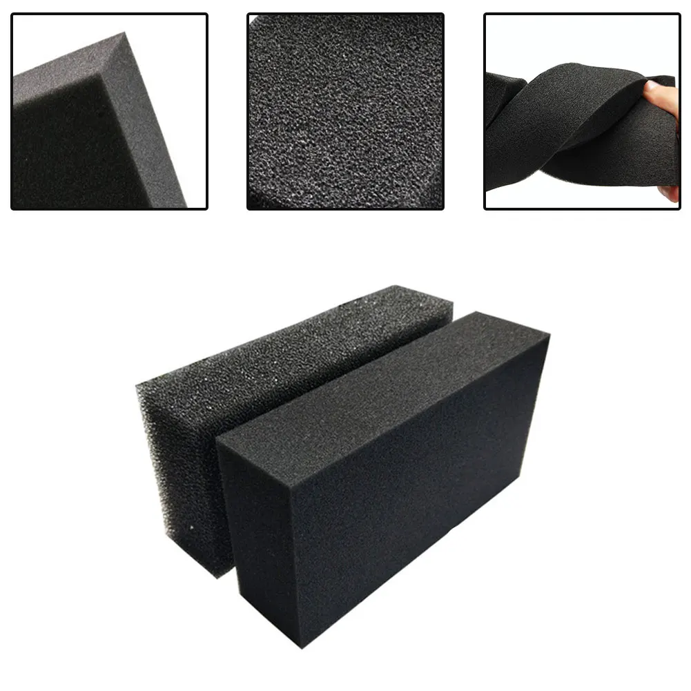 إسفنجة تنظيف السيارات إسفنجة غسيل السيارات 5 سنتيمتر x 11.5 سنتيمتر x 5 سنتيمتر أداة تنظيف سوداء عالية الجودة ليس من السهل كسر سميكة/ناعمة