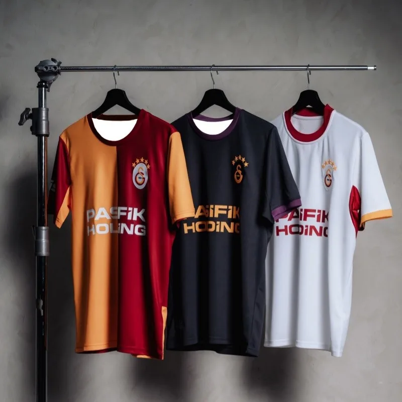 New 2025-26 Galatasaray Home & Away Jerseys –Breathable Men's Short-Sleeve Tops Suitable for Adults and Children Family Matching