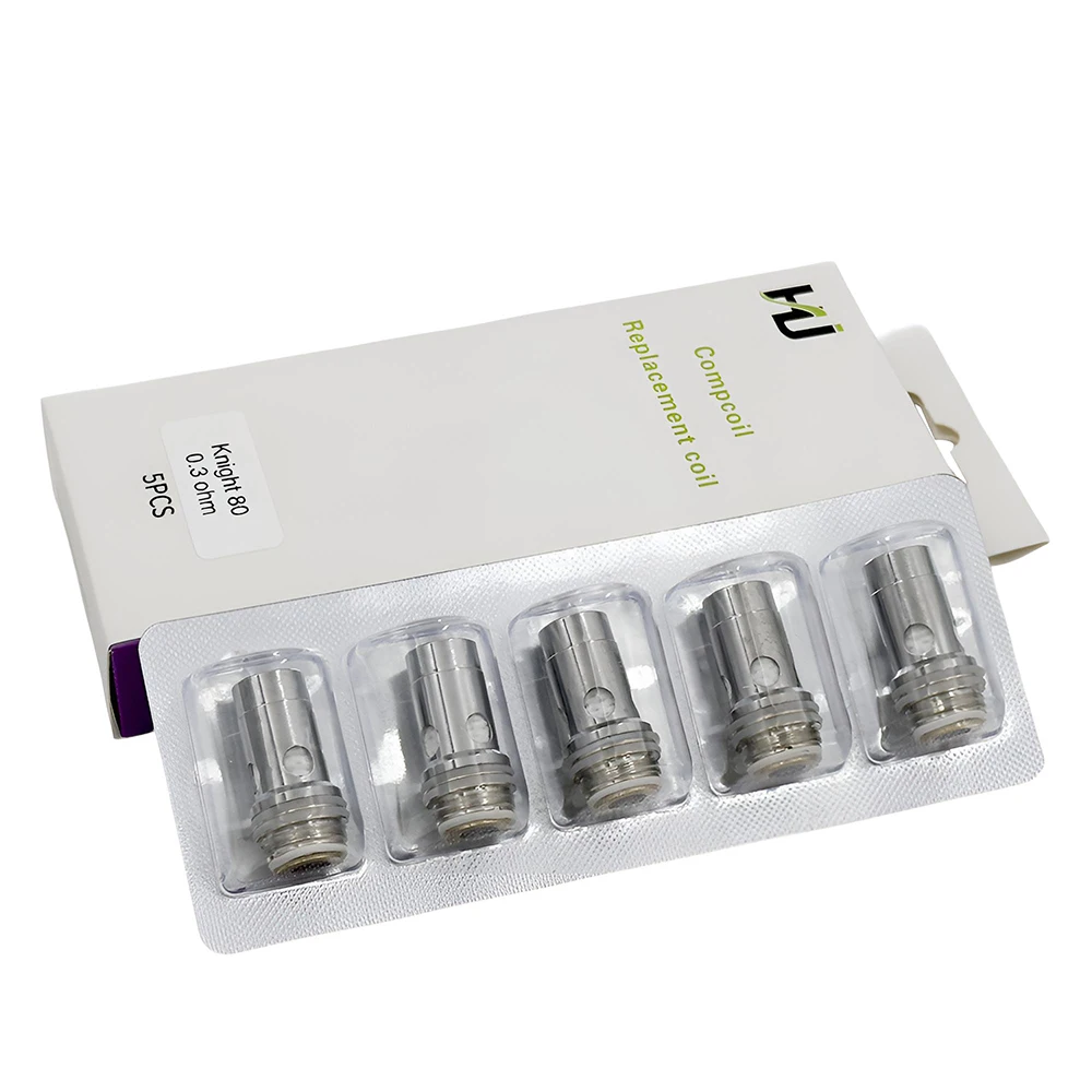 Катушка Vmiss Knight 80 K1 0,3 Ом K2 0,4 Ом сетчатые катушки для Kinght 80 K1 Pasito 2, комплект сменных сердечников