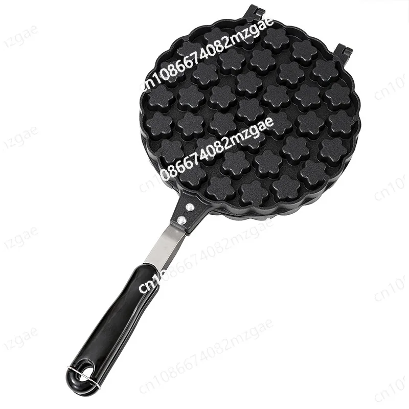 Commercial egg waffle pot stall tool plum blossom shaped cake mold commercial chicken cake abrasive