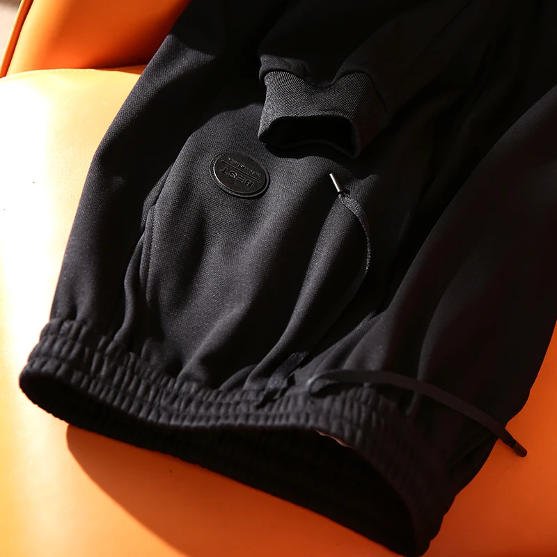 

Мужские утепленные спортивные брюки с капюшоном из велюра для зимы, приятные к телу, теплые, новые поступления