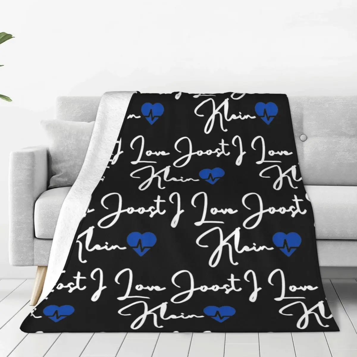 I Love Joost Klein Europapa Flannel Blanket Customized Throw Blankets for Home Rug Piece