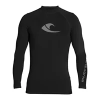 Traje de baño para surf y buceo para hombre, camiseta de natación con protección UV elástica de secado rápido, protector contra sarpullidos para deportes de playa