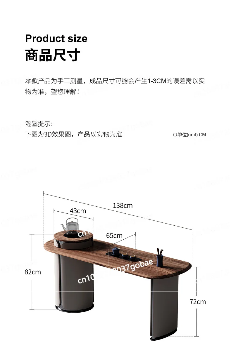 modern high-end tea table and chair combination whole house with home light luxury tea table