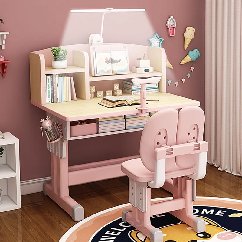 Student painting Table Dining Computer Toddler Desk Table Pink Study Plastic toddler Ordenador Mesa De Estudio Children Office