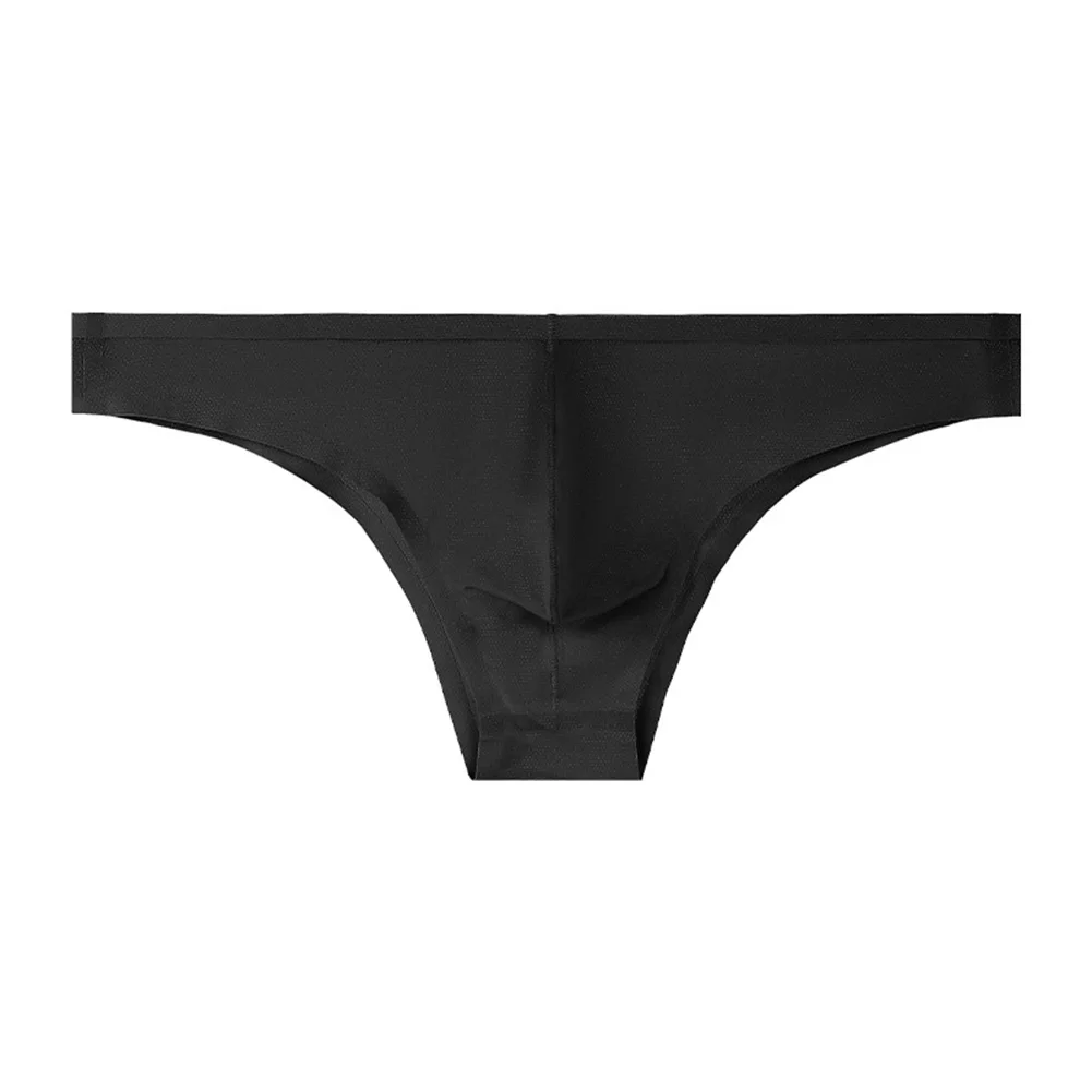 ملابس داخلية للرجال بدون خياطة وناعمة وشفافة، ملابس داخلية رفيعة للغاية قابلة للتنفس