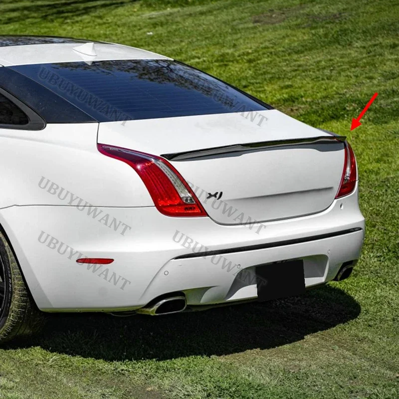 Fits For Jaguar XJ XJL 2011 - 2020 Rear Trunk Lip Carbon Fiber Wing Spoiler Car Styling Original Factory
